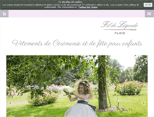 Tablet Screenshot of fil-de-legende.com